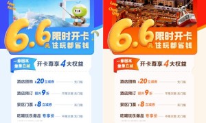 三亚、重庆旅游省钱卡抖音首发！6.6元开启城市畅游